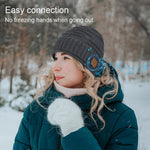 Load image into Gallery viewer, Bonnet Bluetooth Chauffant avec Écouteurs Intégrés
