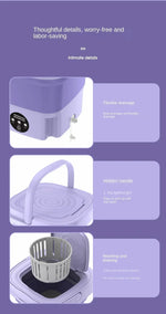 Load image into Gallery viewer, Mini Machine à Laver Pliable
